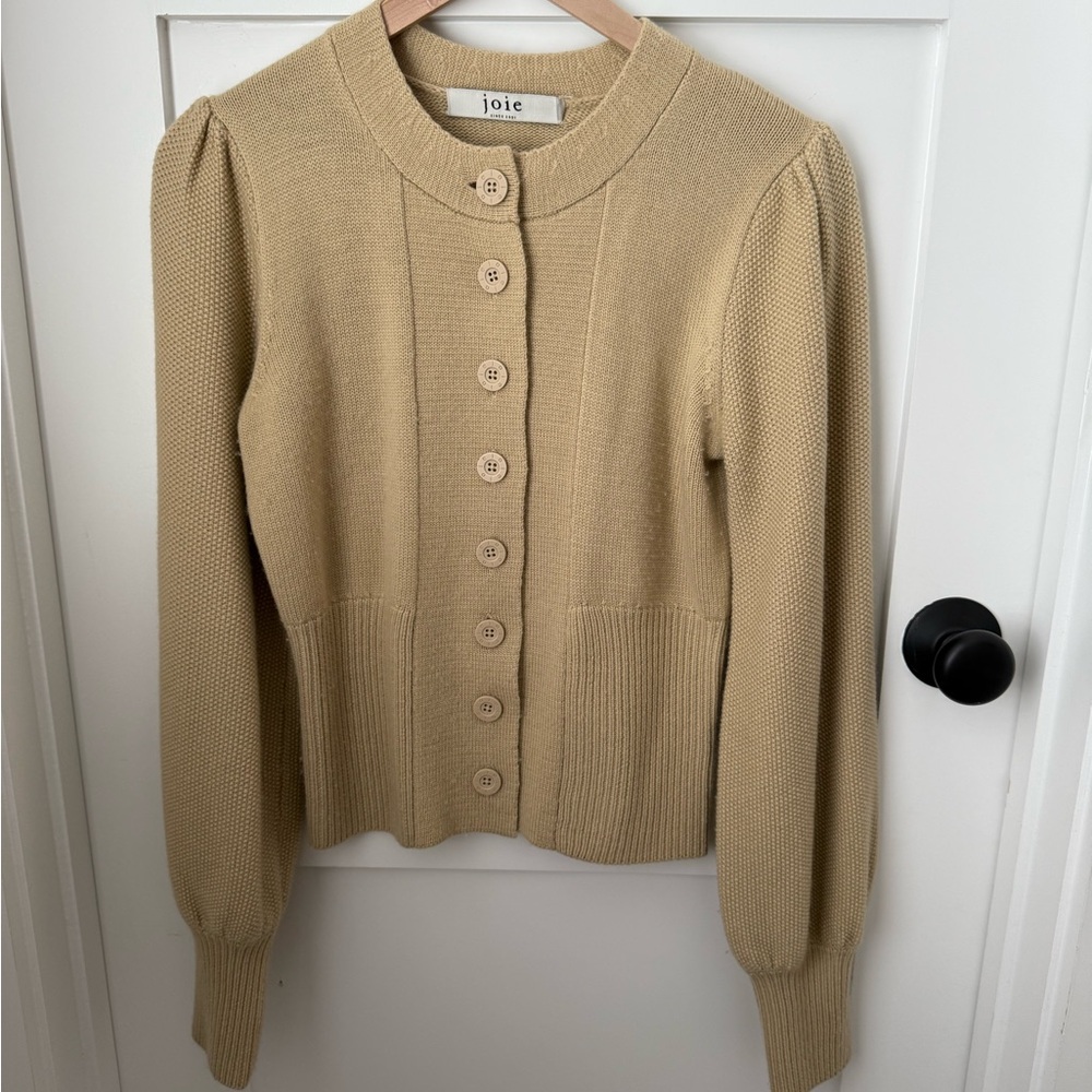 Joie Women's Tan Cardigan Sweater